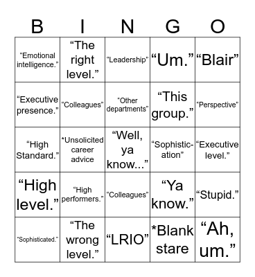 Baumfeld Bingo Card
