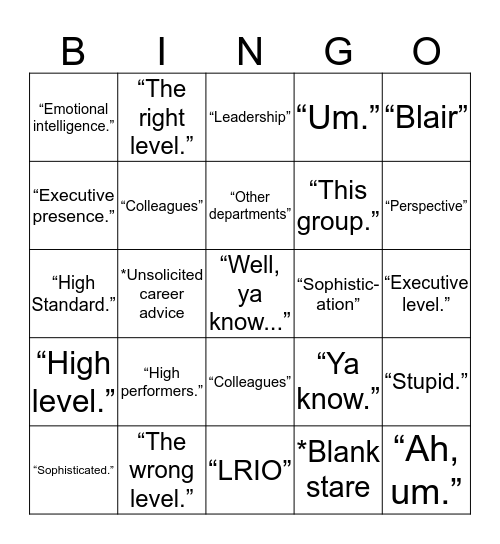 Baumfeld Bingo Card