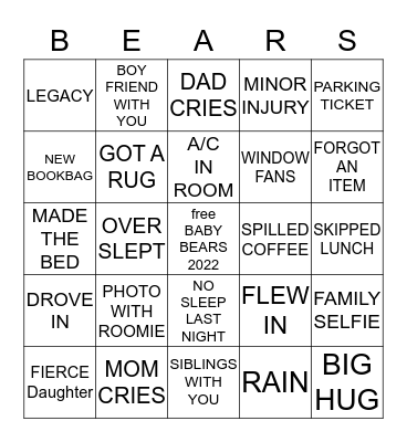 MOVE-IN BINGO Card