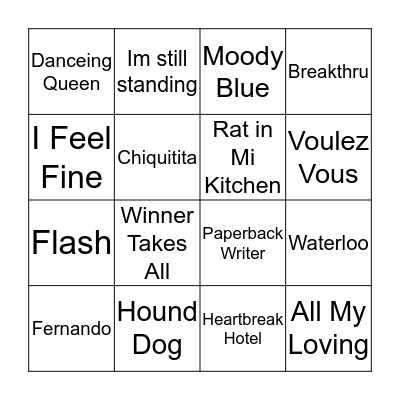 Bingo 18 Bingo Card