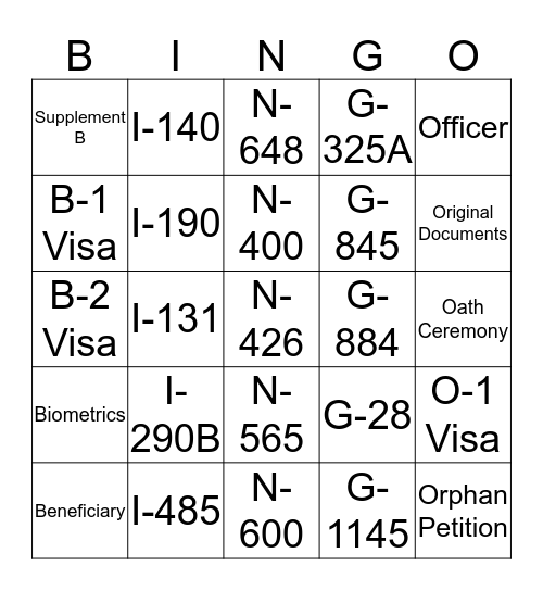 Employee Appreciation Day Bingo Card