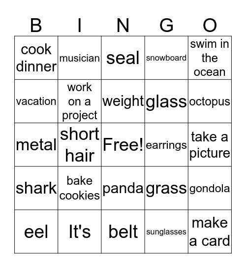 Book 4 Review Bingo Card