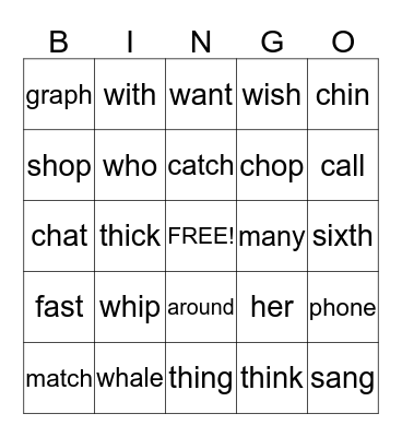 Wonders Unit 2 Week 5 Bingo Card