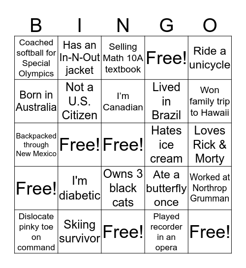 THBingo Card