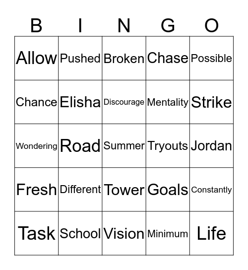 RYM BINGO Card
