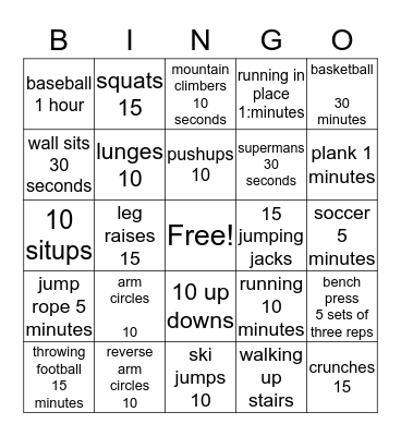 Meyer-bingo card Bingo Card