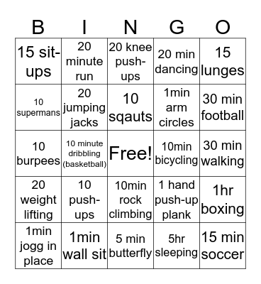 Camron-Bingo Card Bingo Card