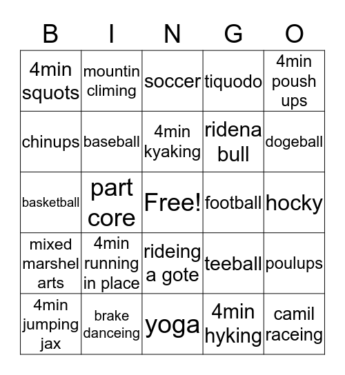Dylan-Bingo Card
