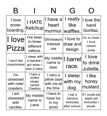 AVID Fam Bingo Card