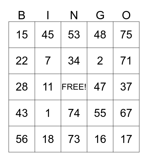 GAME NG MGA ADIK Bingo Card