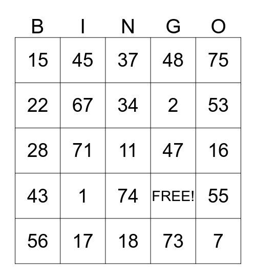 GAME NG MGA ADIK Bingo Card