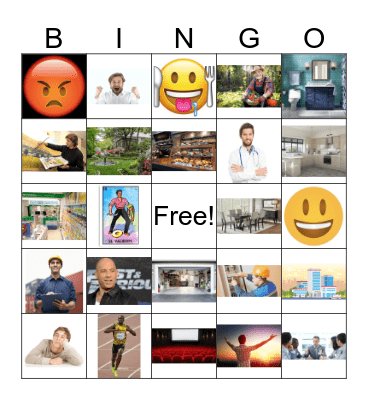 Vocabulary Bingo Card