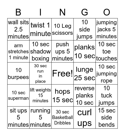 Brenden's Bingo Game Bingo Card