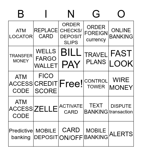 Digital BINGO Card