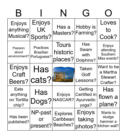 Name that SCS who... Bingo Card