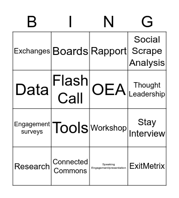 i4cp Bingo Card