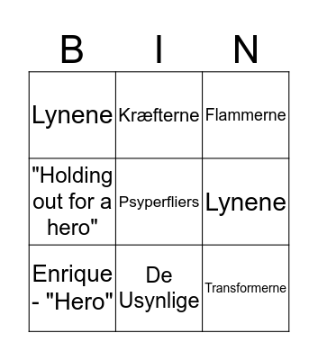 PSYPERBINGO Card