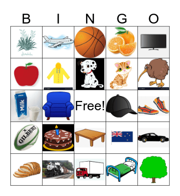 Te Reo Bingo Card