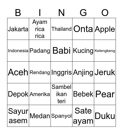 Hhhhhhhhhhhhhh Bingo Card