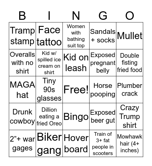 Untitle Bingo Card