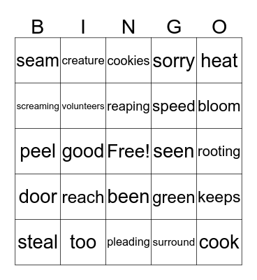 THE HUNGER GAMES Bingo Card