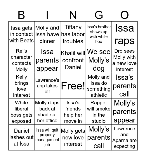 Insecure Bingo Card