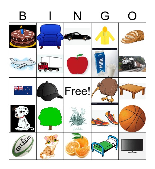 maori bingo Card