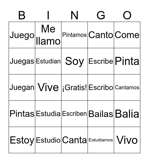 Es2 Un1 Empezando Bingo Card
