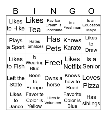 PHP First Meeting! Bingo Card
