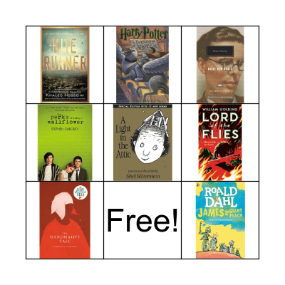 Banned Book Bingo Card