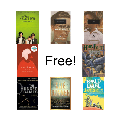 Banned Book Bingo Card