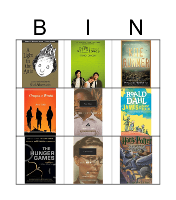 Banned Book Bingo Card