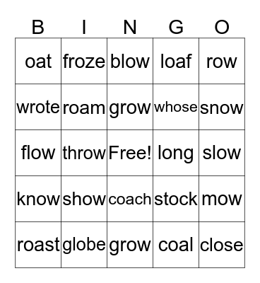 Yew Ming's Bingo (#20) Bingo Card