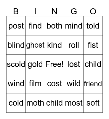 Yew Ming's Bingo (#23) Bingo Card