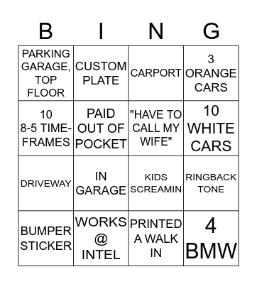 AGIS Bingo Card