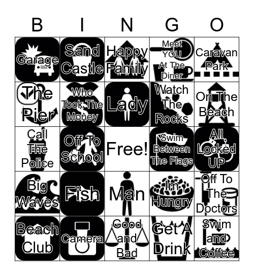 Bogan Bingo  Bingo Card