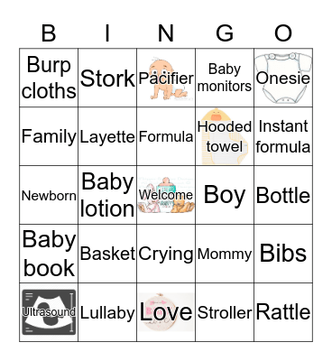 BABY BINGO Card