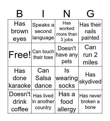 Administration Bingo Card