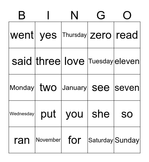 JAKE Page 3 Bingo Card