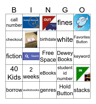 Library BINGO Card
