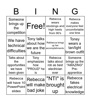 GRADUATION BINGO Card