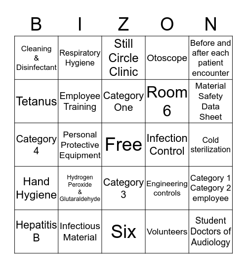 Still Circle Clinic  Bingo Card