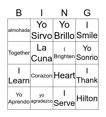 Housekeeping Bingo!!!! Bingo Card