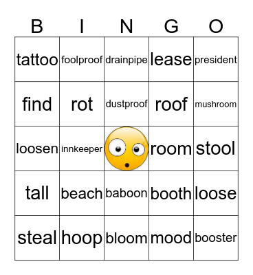 Level 3 Lesson 3 Bingo Card