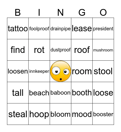 Level 3 Lesson 3 Bingo Card