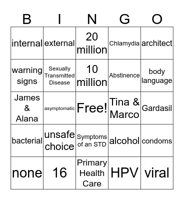 Draw The Line 7th Bingo Card