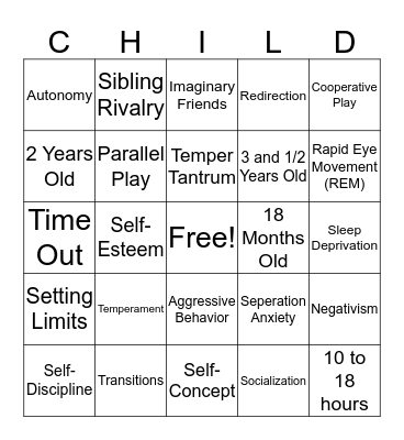 Chapter 11 Bingo Review Bingo Card