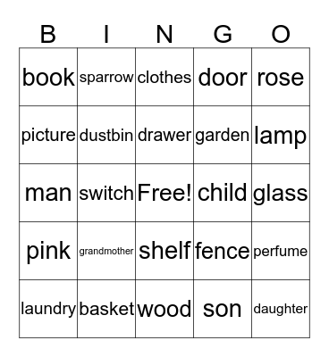 woordbingo Card