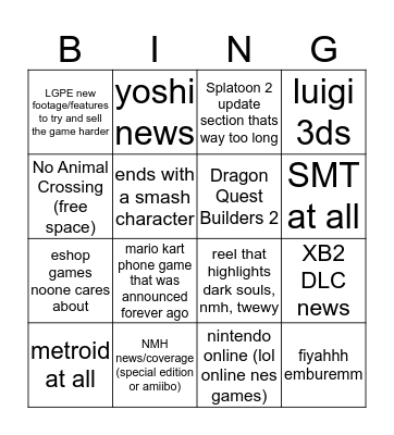 direct thats totally happening on the 13th Bingo Card