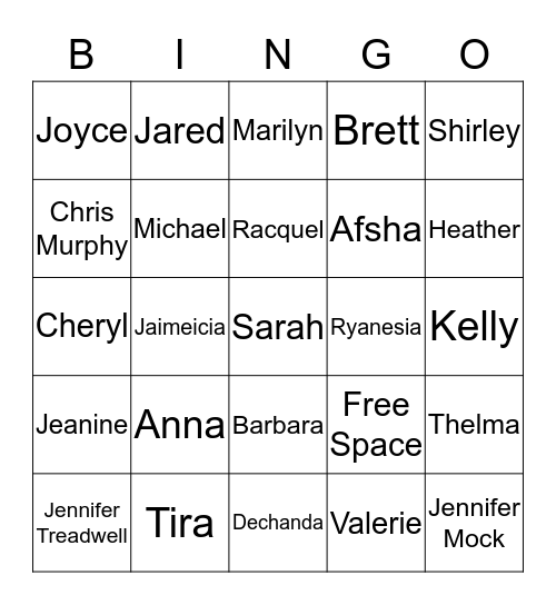 HOW WELL DO YOU KNOW YOUR CO-WORKERS? Bingo Card